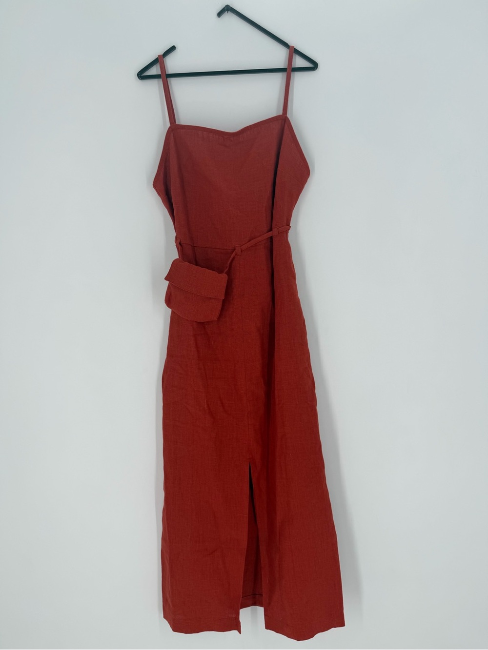 Paloma Wool Museo Midi Dress In Brick - Picture 2 of 8